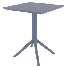 Обеденный стол Siesta exclusive Sky Folding Table 60 серый 60х60х74 см