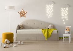 Кровать с выдвижными ящиками Берёзка "Ника" с пуговицами угол слева Velutto 18