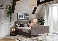 Кровать Берёзка Марго 1,6 м Velutto 36