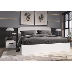 Кровать ЭКО, 1600х2000 Белый No Brand