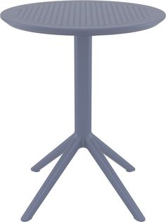 Обеденный стол Siesta exclusive Sky Folding Table 60 серый 60х60х74 см