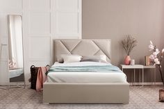 Кровать Берёзка Ева 2 1,4м Velutto 18