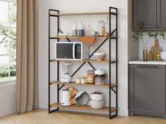 Стеллаж Loftyhome Мальборк 120 Дуб Золотой
