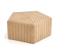 Пуф HALMAR HEXA бежевый 80х80х35 см
