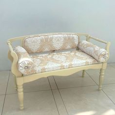 Банкетка MILANA-STRONG SHARM1 слоновая кость 120х48х75 см
