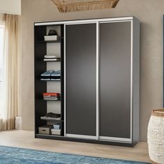Шкаф-купе 3-х дв. Премиум с полками и со штангами 190х60х220 Венге Gamma