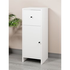 Комод 1Я-300, 300х300х776, Квадро/Белый 10530206 No Brand