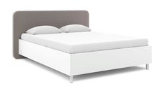 Кровать Askona Bliss ice Белый премиум Casanova Grey 180х200
