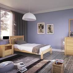 Кровать Profi Hobbi Pino Rino 900 х 2000 сосна, без покраски Profi&Hobby