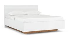 Кровать Askona Issa Белый+Дуб минерва 160х200