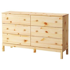 Комод 6 ящ деревянный 155х39х92 см 0206-00004-1 No Brand