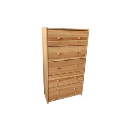 Комод деревянный Р 5 ящиков 62х30х109 см 4620012693579 No Brand