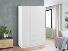 Шкаф Распашной QualisMebel "Пакс Форсанд 5" 1200х450х2300, Белый