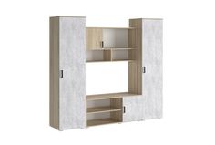 Гостиная Вся мебель № 10 Вариант 3 коричневый 200x43x200