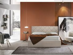 Кровать Берёзка "Веда 1" 1,6 м с подъемным механизмом Velutto 18