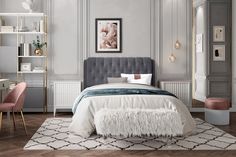 Кровать Берёзка Клеопатра 2 1,2 м Velutto 32