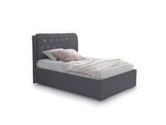 Кровать Берёзка "Клеопатра 2" стразы 1,2 м Velutto 32