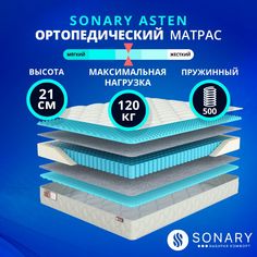 Матрас Sonary Asten 65х205 серии Relax