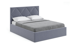 Кровать Нонтон Дали велюр серый