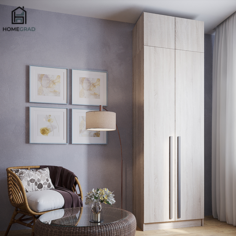 Шкаф HomeGrad 80x50x260 см дуб сонома