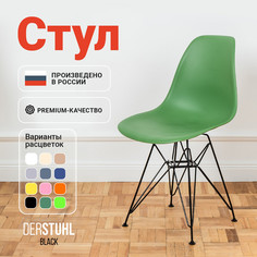 Стул DERSTUHL Black Eames, Темно-зеленый