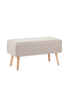 Банкетка Stool Group Сторми с ящиком, серый