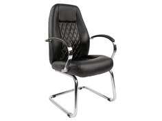 Офисный стул ТАЙПИТ-МК Chairman 950 V Черный, экокожа