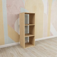 Стеллаж Ярофф Трехсекционный,Сонома, 38х35х115см