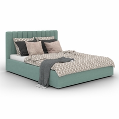 Кровать Матрасбург Camellia Mint + матрас Magnus 160х200 см