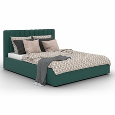 Кровать Матрасбург Camellia Green + матрас Magnus 180х200 см