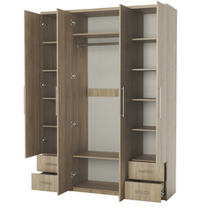 Шкаф Шарм-Дизайн Мелодия МКЯ2-43 120х60х240 Дуб Сонома