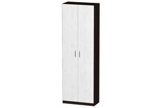 Шкаф FURNISTYLE Лайф 80х40х240 Венге/Северное дерево