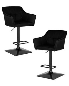 Барный стул DOBRIN RALF 2 шт черный