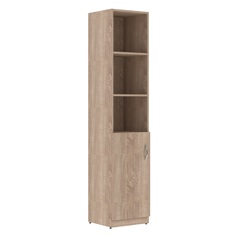 Шкаф-стеллаж с дверцей SKYLAND SIMPLE SR-5U.5(L), дуб Сонома 38.6х37.5х181.5