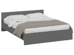 Двуспальная кровать СВ-Мебель Тайлер Графит серый