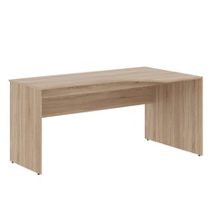 Угловой компьютерный стол Skyland SET160-1 R 160x90x76 см., дуб Сонома светлый, правый
