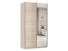 Шкаф-купе Хочу домой Смарт Зеркальная створка, Ясень Шимо светлый, 120х60х220