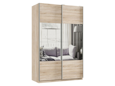 Шкаф-купе Хочу домой Смарт Зеркальная секция, Дуб Сонома, 140х60х220