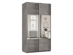 Шкаф-купе Хочу домой Смарт Зеркальная секция, Бетон, 120х60х240