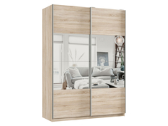 Шкаф-купе Хочу домой Смарт Зеркальная секция, Дуб Сонома, 160х60х220