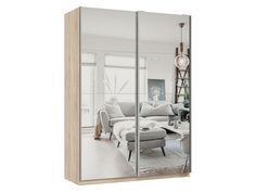 Шкаф-купе Хочу домой Смарт Зеркальный, Дуб Сонома, 160х60х240