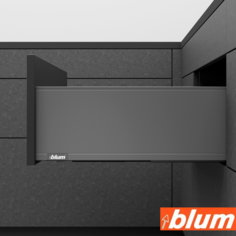 Ящик BLUM LEGRABOX pure, серый, 100х500х177 см