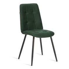 Стул разборный ТС велюровый изумрудный 47 х 54 х 86 см Tet Chair