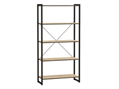 Стеллаж Моби Трувор 13.151.01 Дуб Гранж песочный / Интра / Черный Mobi