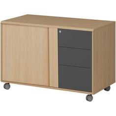 Тумба Avizo моб под фригобар в/з д.парма/графит145T002 Easy TO Lead