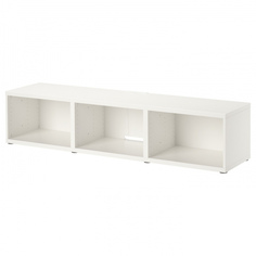 Тумба под ТВ IKEA BESTA, 180x40x38см, белый