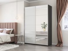 Шкаф-купе Е1 Прайм 160х57х230, Серый диамант