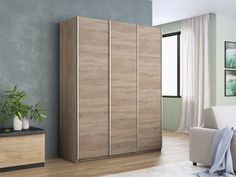 Шкаф-купе Е1 Прайм 210х57х230, Сонома