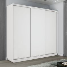 Шкаф-купе Е1 Экспресс Элемент 210х60х240, Белый снег