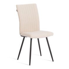 Стул TetChair Monte Carlo, флок, молочный